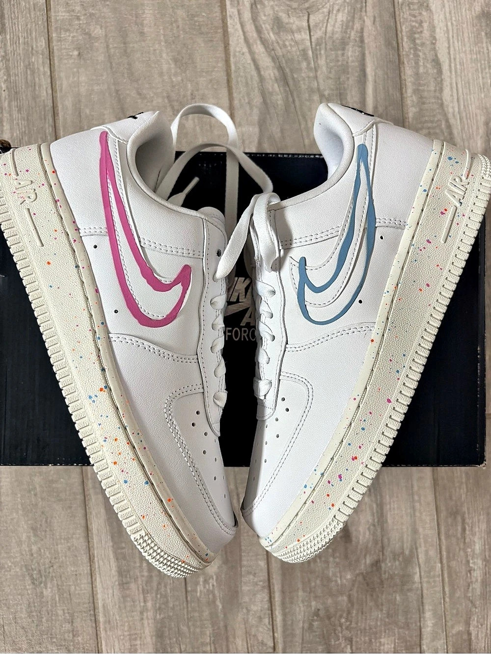 Nike Air Force 1 '07 LV8 Paint Splatter Sneakers 🫟🖌️ NIB